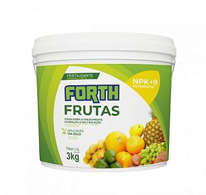 Forth Frutas - Adubo para Crescimento, Floração e Frutificação - 3Kg