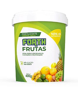 Forth Frutas 400 g - Adubo - Fertilizante Mineral Misto - Via Solo