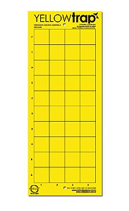 Armadilha Amarela para Insetos - 10 und - Yellow Trap - Coleagro - 30x10cm