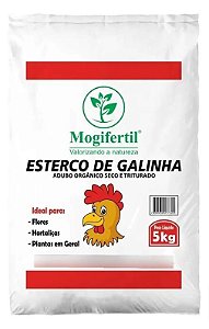 Esterco De Galinha (Frango) Orgânico Misto - 5kg