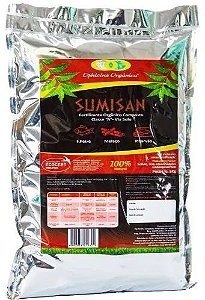 Sumisan Nº 1 - Carvão Triturado Enriquecido para Plantio - Fertilizante Orgânico - 1Kg