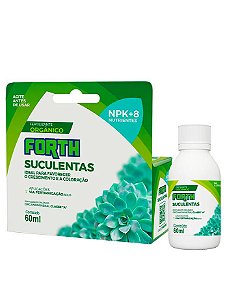 Forth Suculentas - Adubo Orgânico - Crescimento e Coloração - 60 ml