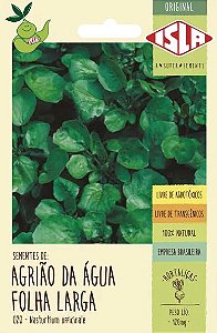 Sementes de Agrião da Água Folha Larga - 400 mg Isla