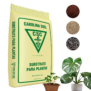 Substrato Especial Turfa, Vermiculita e Casca de Arroz Carb. - Carolina Soil 35H EC 0,7 - Plantio e Germinação - 9kg