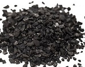 Carvão Vegetal para Plantio Triturado e Lavado - 1kg
