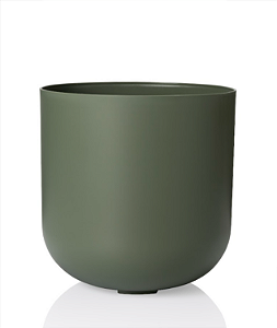 Cachepo N 7 Pote 24 - Coleção Due da Raiz - 25,5 x 25,7cm - Verde Militar