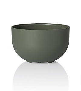 Cachepo N 1 Mini Cuia Pote 13 - Coleção Due da Raiz - 14x8cm - Verde Militar