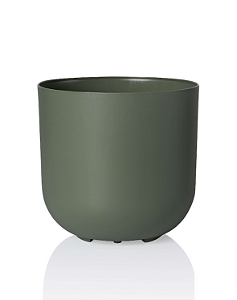 Cachepo N 3 Pote 15 - Coleção Due da Raiz - 15x16cm - Verde Militar