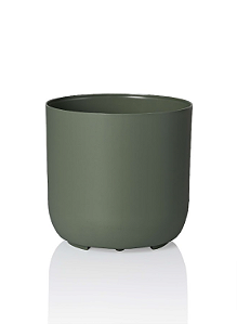 Cachepo N 2 Pote 12 - Coleção Due da Raiz - 12x11cm - Verde Militar