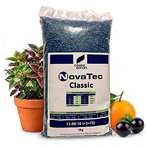 Fertilizante Novatec Classic ideal para Pomares - 12-8-16 (+3+TE) - 1kg