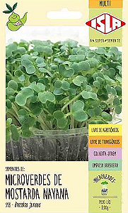 Sementes de Microverdes de Mostarda Nayana 2g - Isla