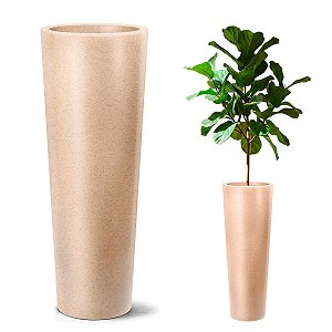 Vaso Classic Cone 85 Areia 52L - Terraza - Nutriplan