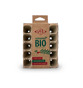 Sementeira Viveirinho Biocompostável Isla - Kit 2 Bandejas de 20 Células