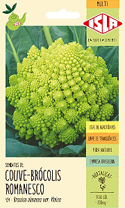 Sementes de Couve-Brócolis Romanesco 800mg - Isla Multi