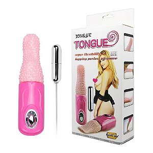 Tongue - Massageador e Simulador de Sexo Oral em Formato de Língua