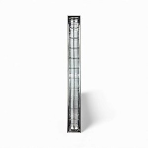 Luminária Calha Linear 2x18W Aletada de Sobrepor