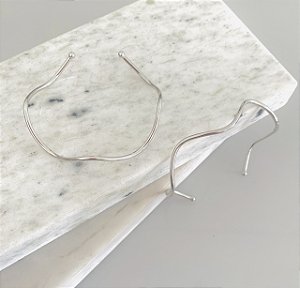 Bracelete onda em semijoia