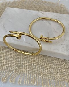 Bracelete prego tradicional em aço 316L Premium