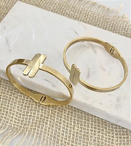 Bracelete T em aço 316L Premium