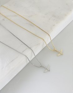 Colar Espirito Santo em semijoia