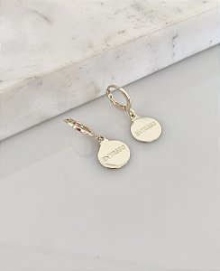 Argola click Entrego em semijoia
