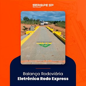 Balança Rodoviária Eletrônica Rodo Express - Concreto Largura 3,20m