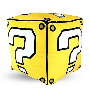 Almofada Cubo 3D Interrogação Super Mario™