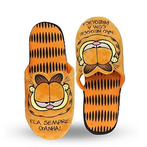 Pantufa Chinelo de Quarto Garfield Nickelodeon™