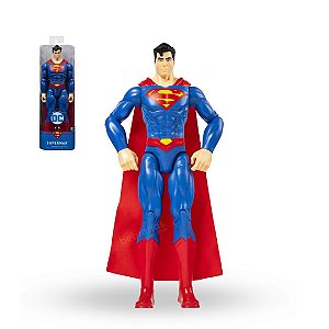 Boneco Articulado Superman Universo DC Comics Liga Da Justiça 30 Cm
