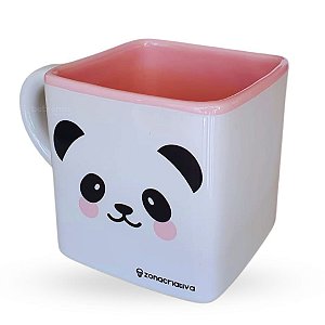 Caneca Cubo Panda 300ml