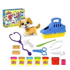 Massinha de Modelar Kit Veterinário Pet Shop Play-Doy®