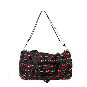 Bolsa Viagem Academia Preta Minnie Mouse ©Disney