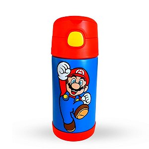 Garrafa Infantil Click c/Canudo 300ml - Super Mario™