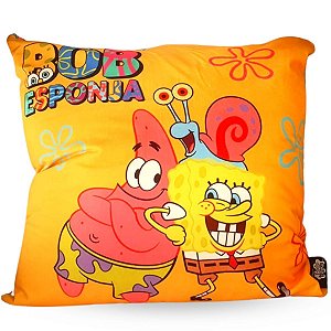 Almofada Veludo  Bob Esponja & Patrick™ Nickelodeon