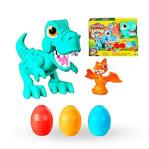 Conjunto Massinha de Modelar Dino Crew Rex - O Comilão com Sons Play-Doy®