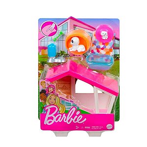 Barbie® Casinha com Cachorrinhos de Estimação e Acessórios