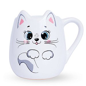 Caneca 3D 350ml  Gatinha By ZC