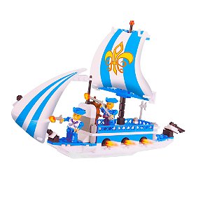 Blocos De Montar Fragata Real Acqua - 203pcs - TUDO FAN FUN