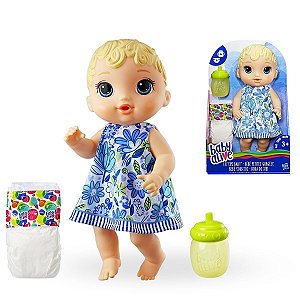 Boneca Baby Alive Hora do Xixi Loira - Hasbro©