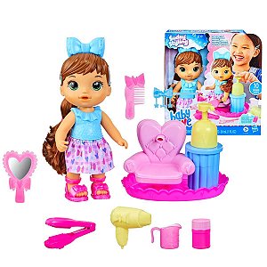 Boneca Baby Alive Sudsy Styling Cabelos Castanhos - Hasbro©