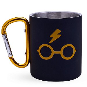 Caneca Mosquetão 300ml Óculos Harry Potter™