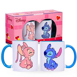 Kit Canecas Pop Angel & Stitch™ Minha Metade - Disney