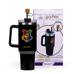Copo Térmico Térmico Tumbler c/ Pingente Hogwarts 1150ml - Harry Potter™