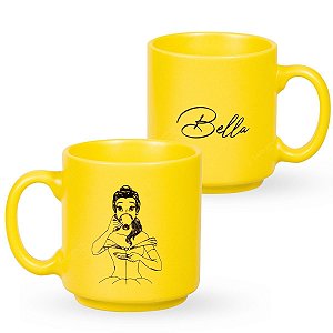 Caneca Mini Tina Princesa Bella 100ml- Disney©