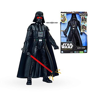 Boneco Interativo Darth Vader 30cm c/ Sons e Luzes Galactic Action - Star Wars™