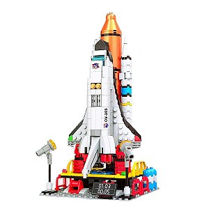 Blocos De Montar Foguete Espacial Space - 404pcs - TUDO FAN FUN
