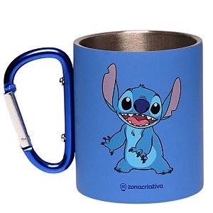 Caneca Mosquetão 300ml Stitch™ - ©Disney