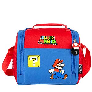 Lancheira Infantil Azul Super Mario™ - Nitendo