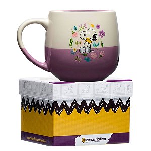Caneca Maggie Snoopy® Floral 400ml - Peanuts