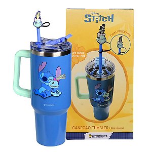 Canecão Térmico Tumbler c/ Pingente Stitch Voodoo 1150ml - Disney